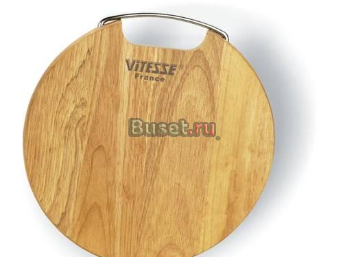 Разделочная доска из каучукового дерева, VS-1345 Москва