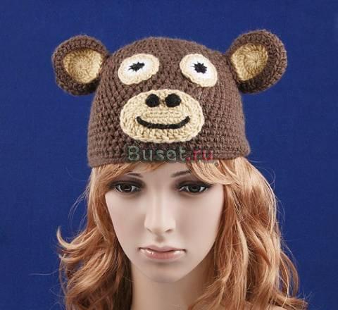 Шерстяная шапочка обезьянка . от 4 лет и дальше Москва