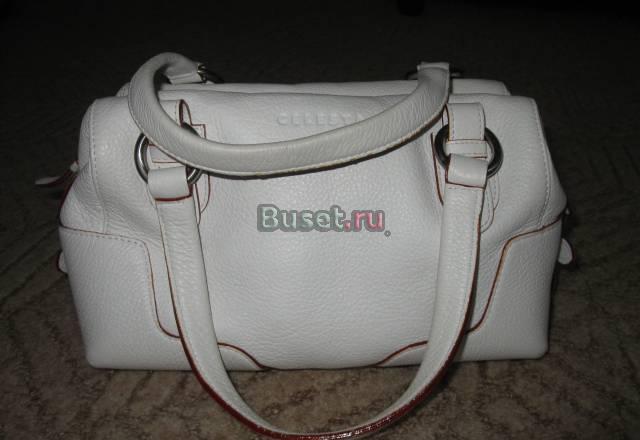 Сумка белая, кожа Санкт-Петербург