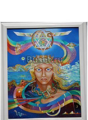 "Царица Нагов", 40х50, о.Крыжановский Краснодар