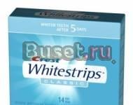 Crest classic whitestrips oтбеливание зубов Москва