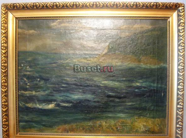 Картина "Морской пейзаж". н Степанов. 1926 г Москва