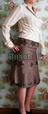 Юбка коричневая новая Москва