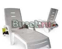 Шезлонг на колесах, с ящиком Москва