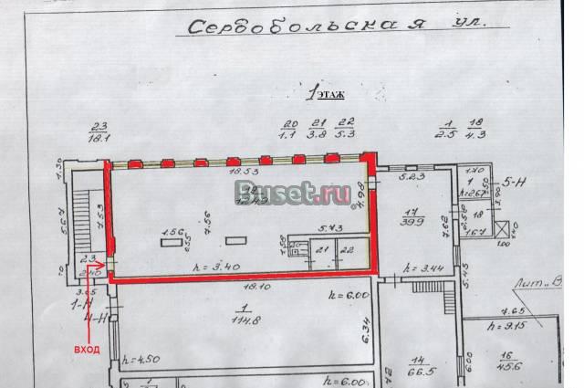 Сдаю 40 -  125  м2 на 1м эт., ст.м. Черная Речка Санкт-Петербург
