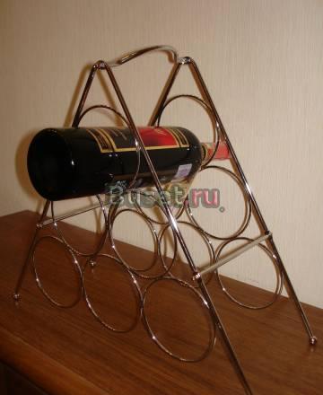 Подставка под винные бутылки, металл, разборная Москва