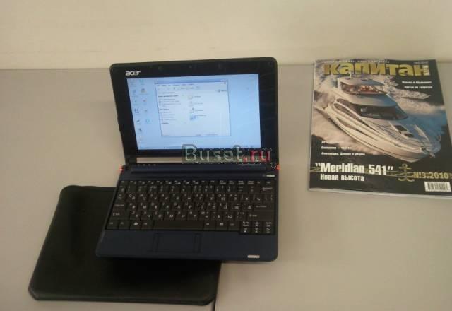 Нетбук Acer zg5, синий. Почти новый - 2 мес Москва
