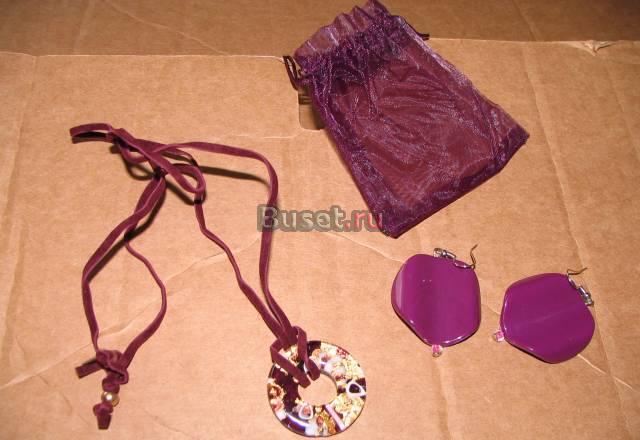 Колье с подвеской из муранского стекла Екатеринбург