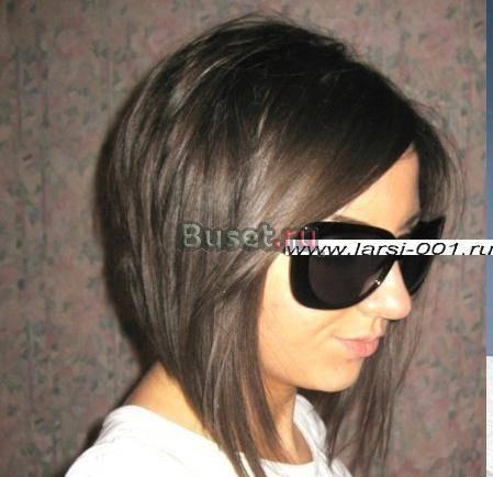 Наращивание волос боб каре с удлинением Москва