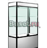 Витрина стеклянная с подсветкой и экономпанель Москва