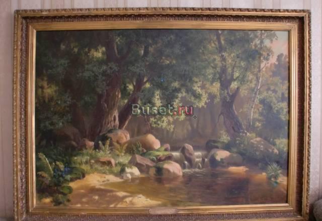 Картина Яковлева в.(лесная сказка 1963г) холст Москва