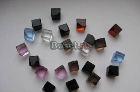 Горный хрусталь (синтетика) - разноцветные кубики Москва