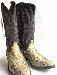 Cowboy Boots Natural Snakeskin 8.5 D превью 101400.