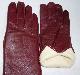 Женские перчатки бордовые превью 105758.