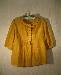 Прекрасная блузка горчично-желтого цвета превью 118944.