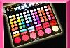Палитра теней, помад, румян, пудра + кисти превью 123868.