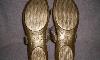 Превью Комплект золотой новый -  сланцы р.37 и сумочка Москва - 3
