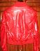 Превью Куртка кожаная Новая   красная Италия Москва - 1