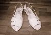 Новые белые кожаные босоножки Венгрия превью 148388.