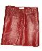 Бордовая кожаная юбка превью 149526.