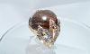 Превью Кольцо с кварцем-"волосатиком" и бриллиантами Москва - 2