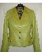 Куртка кожаная зеленая (пиджак) превью 164676.