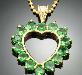 Кулон с изумрудами и бриллиантом превью 190611.
