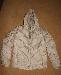 Пуховик женский бежевый с капюшоном превью 202956.