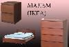 Комплект для спальни мальм (ikea) б/у превью 204201.