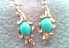 Серьги с бирюзой превью 207336.