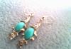 Превью Серьги с бирюзой Москва - 3