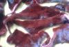 Лоскут норки. Кусочки вишневого цвета превью 208243.
