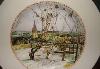 Тарелка фарфоровая ручная роспись копия а.Саврасов превью 209760.