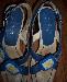 Босоножки синие, Лаура Берти, 35 размер превью 211741.
