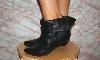 Продаю полусапожки черные превью 215327.