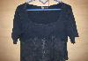 Синяя стрейтчевая кофточка под джинсу , б/у превью 210941.