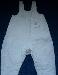 Белые утеплённые брючки на лямках 74р-р превью 224687.