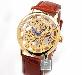 Превью Прозрачные часы Goer Gold Skeleton Mechanical Москва - 3