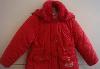 Красный  пуховичок для девочки превью 267129.