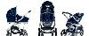 Детская коляска Brevi OVO 2 в 1 (Италия) синяя б/у превью 270610.