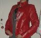 Превью Кожаная куртка красная Шикарная 44-46 Санкт-Петербург - 0