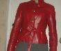Превью Кожаная куртка красная Шикарная 44-46 Санкт-Петербург - 1