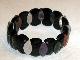 Браслеты из черного агата с самоцветами превью 33015.