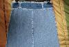 Превью Джинсовая юбка с поясом р. 42-44 Москва - 2
