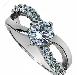 Кольцо из серебра с цирконами SRBk025c превью 318084.