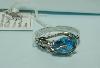 Бриллиантовое кольцо с природным топазом превью 323063.