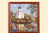 Превью Картина-гобелен в золотой раме-Легенда Франции Москва - 3