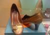 Туфли из золотой кожи zara превью 384630.