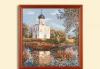Превью Картина-гобелен в золотой раме-Легенда Франции Москва - 2