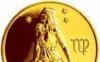 Золотая монета Знаки зодиака - дева 50 руб превью 417821.